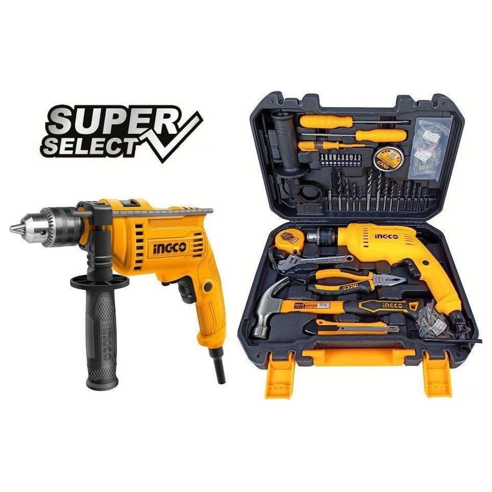 Ingco HKTHP11151 Impact Drill with 115 PCS Tool Set 680W (SS) - KHM Megatools Corp. Ingco HKTHP11151 Impact Drill with 115 PCS Tool Set 680W (SS) - KHM Megatools Corp.